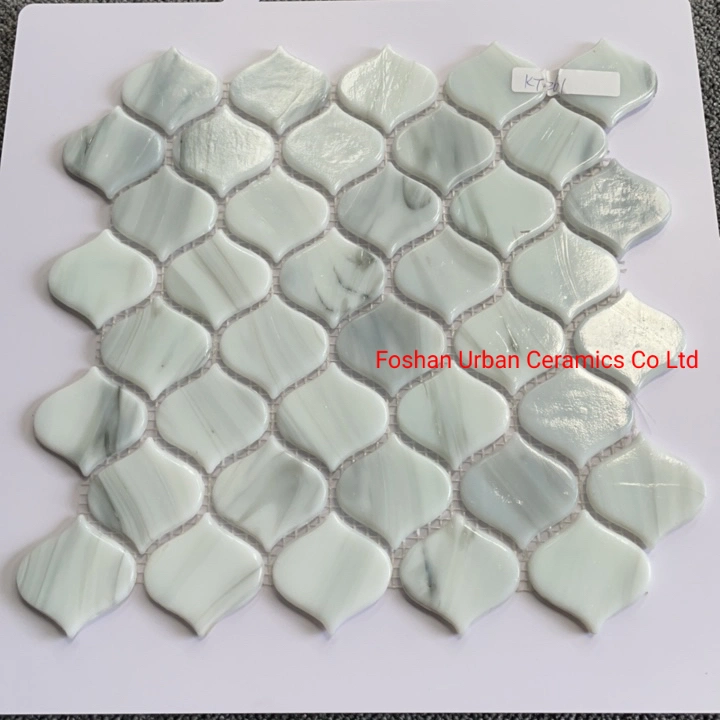 Modern Stone Mosaic Tile with Pools Mosaic Glass