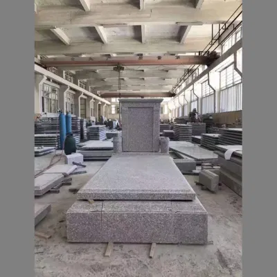 Lápida sepulcral del monumento del granito negro de China del precio de fábrica